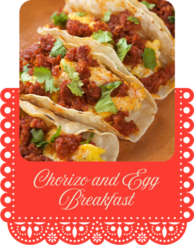Recipes - Chorizo And Egg Breakfast