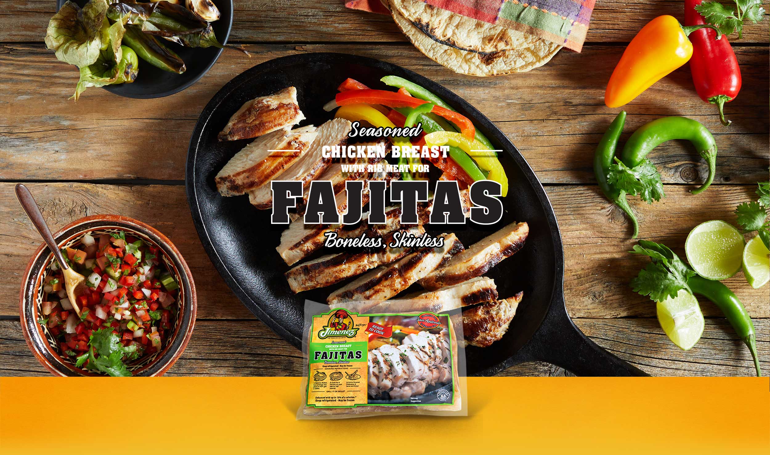 Retail Products - Chicken Breast Fajitas
